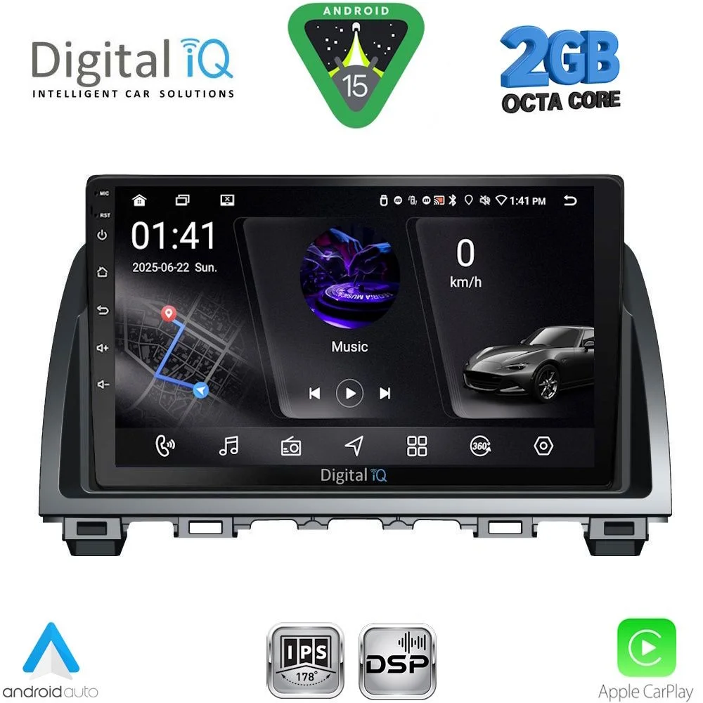 Φωτογραφία προϊόντος: DIGITAL IQ RSF 4378_CPA (9inc) MULTIMEDIA TABLET for MAZDA 6 mod. 2012-2017
