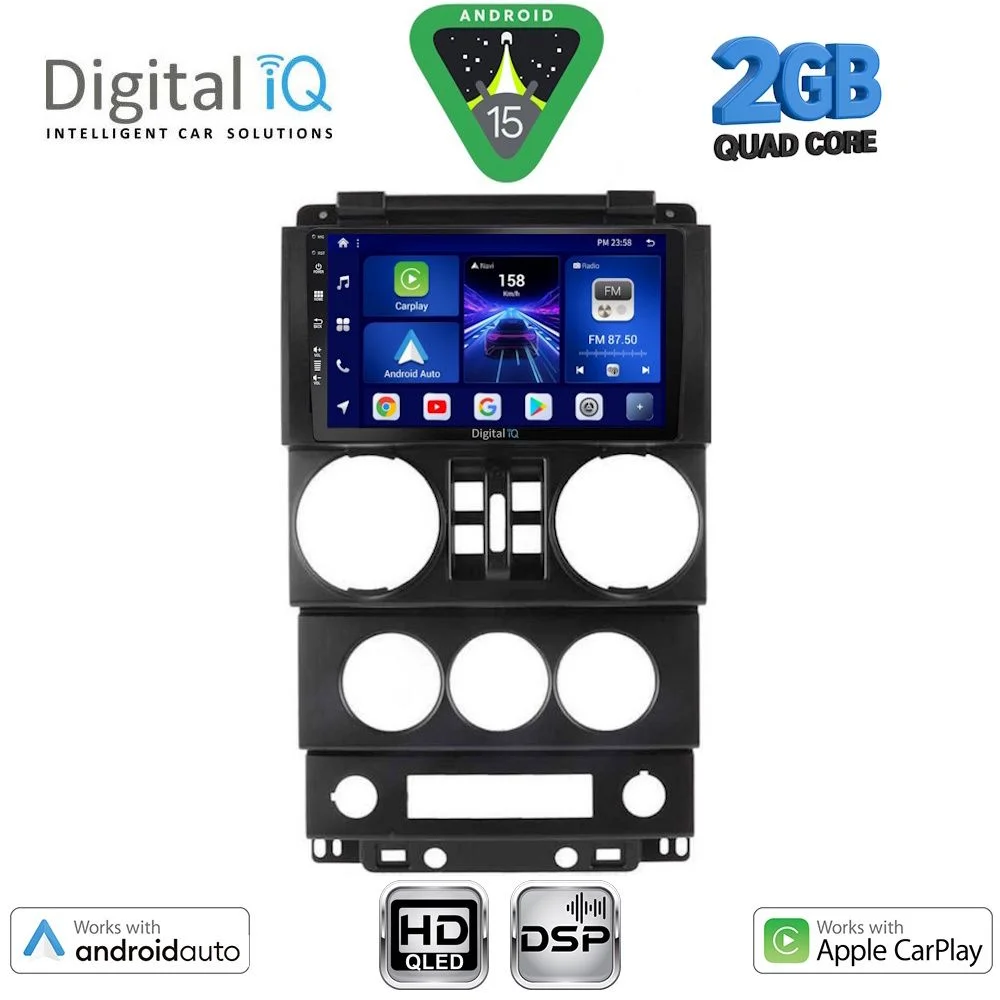 Φωτογραφία προϊόντος: DIGITAL IQ BXC 3294_CPAA (9inc) MULTIMEDIA TABLET for JEEP WRANGLER mod. 2006-2011