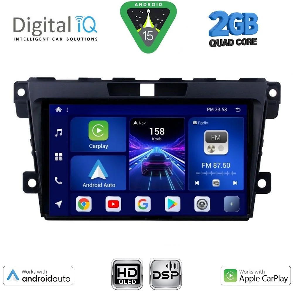 Φωτογραφία προϊόντος: DIGITAL IQ BXC 3389_CPAA (9inc) MULTIMEDIA TABLET for MAZDA CX7 mod. 2006-2012