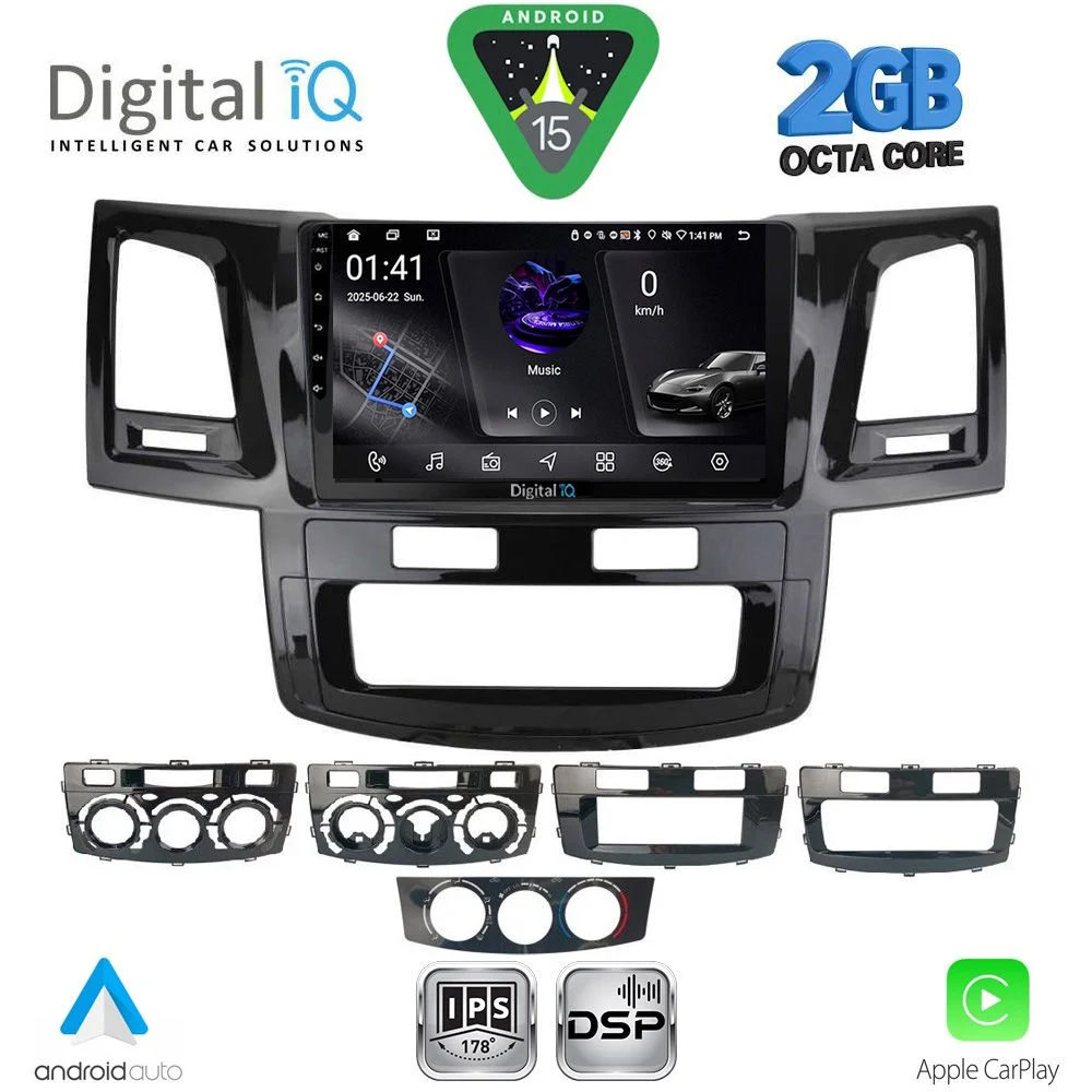 Φωτογραφία προϊόντος: DIGITAL IQ RSF 4720_CPA (9inc) MULTIMEDIA TABLET for TOYOTA HILUX mod. 2005-2016