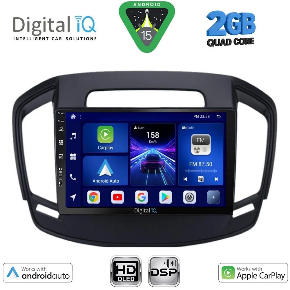 Φωτογραφία προϊόντος: DIGITAL IQ BXC 3492_CPAA (9inc) MULTIMEDIA TABLET for OPEL INSIGNIA mod.2014-2017