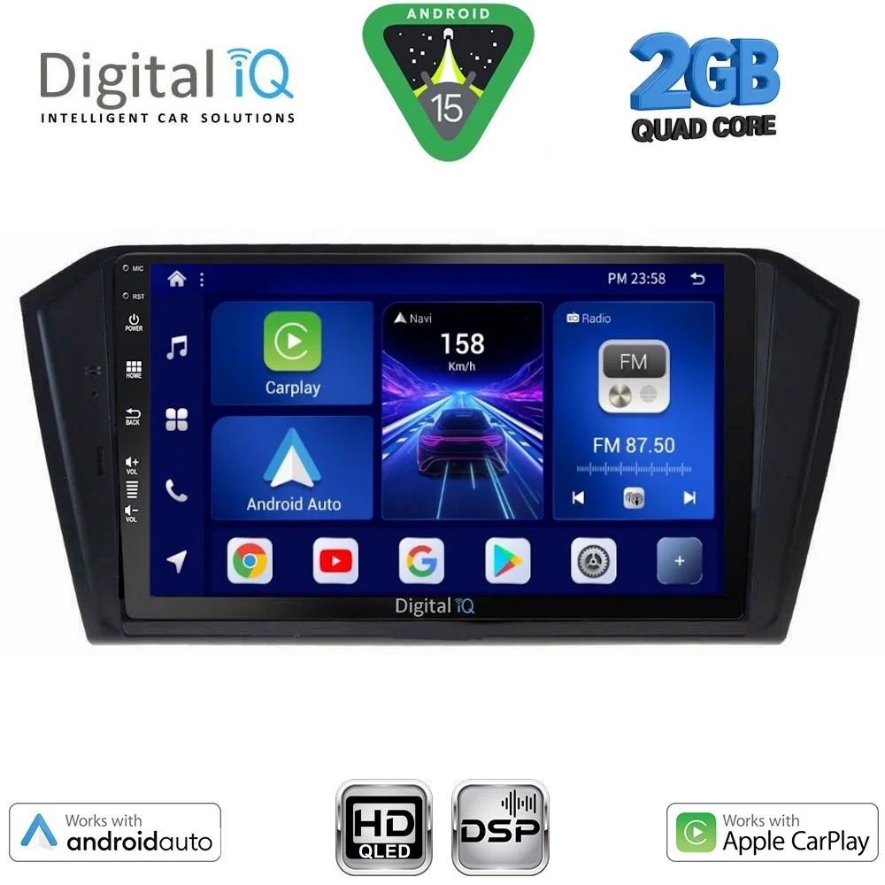 Φωτογραφία προϊόντος: DIGITAL IQ BXC 3750_CPAA (10inc) MULTIMEDIA TABLET for VW PASSAT mod. 2016-2023