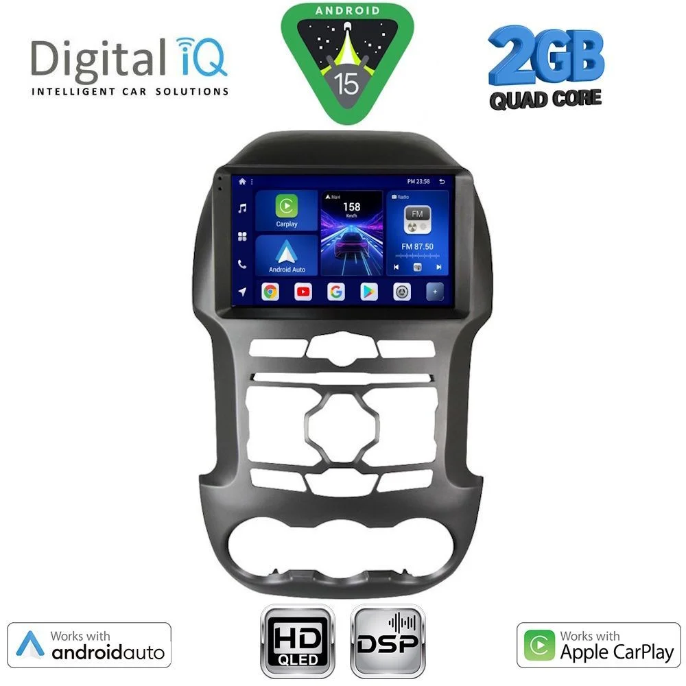 Φωτογραφία προϊόντος: DIGITAL IQ BXC 3171S_CPAA (9inc) MULTIMEDIA TABLET for FORD RANGER mod. 2011-2015