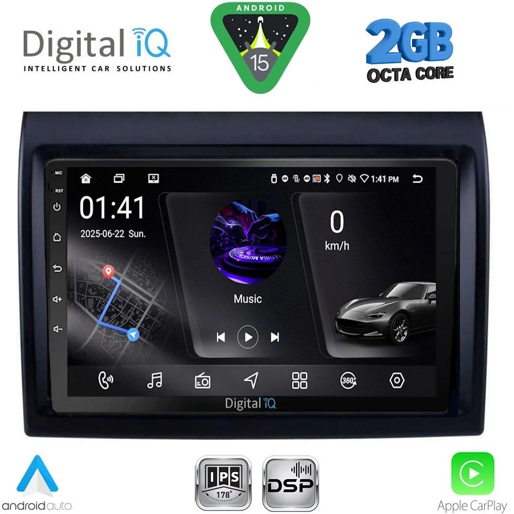 Φωτογραφία προϊόντος: DIGITAL IQ RSF 4140_CPA (9inc) MULTIMEDIA TABLET for FIAT DUCATO mod. 2006-2011
