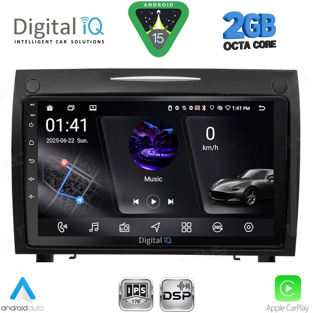 Φωτογραφία προϊόντος: DIGITAL IQ RSF 4419_CPA (9inc) MULTIMEDIA TABLET for MERCEDES SLK R171 mod. 2004-2010
