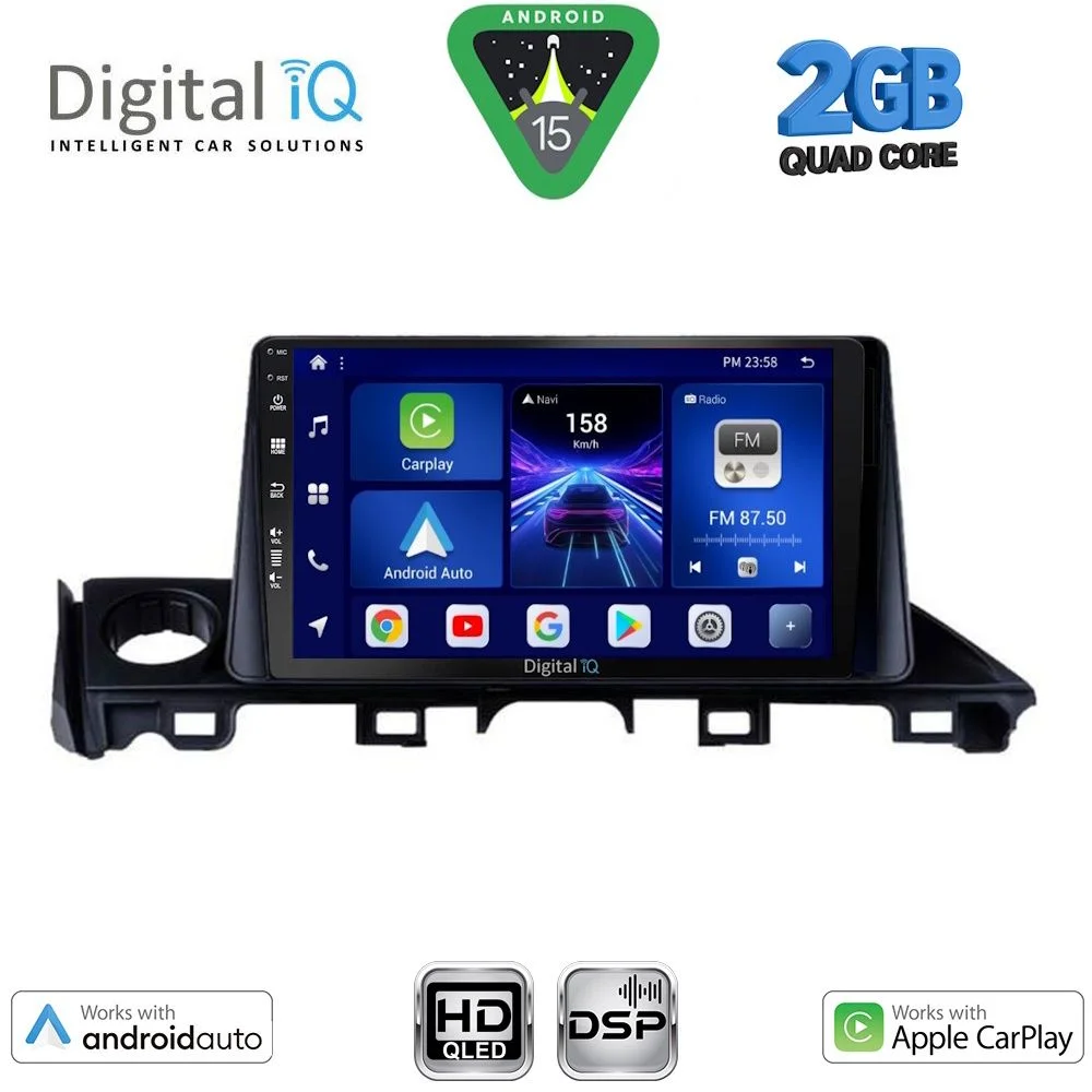 Φωτογραφία προϊόντος: DIGITAL IQ BXC 3379_CPAA (9inc) MULTIMEDIA TABLET for MAZDA 6 mod. 2017-2020