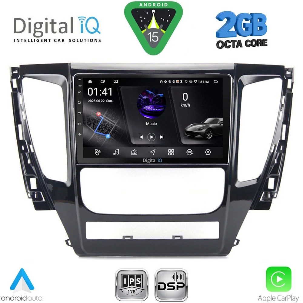 Φωτογραφία προϊόντος: DIGITAL IQ RSF 4447A_CPA (9inc) MULTIMEDIA TABLET for MITSUBISHI PAJERO mod. 2013-2020