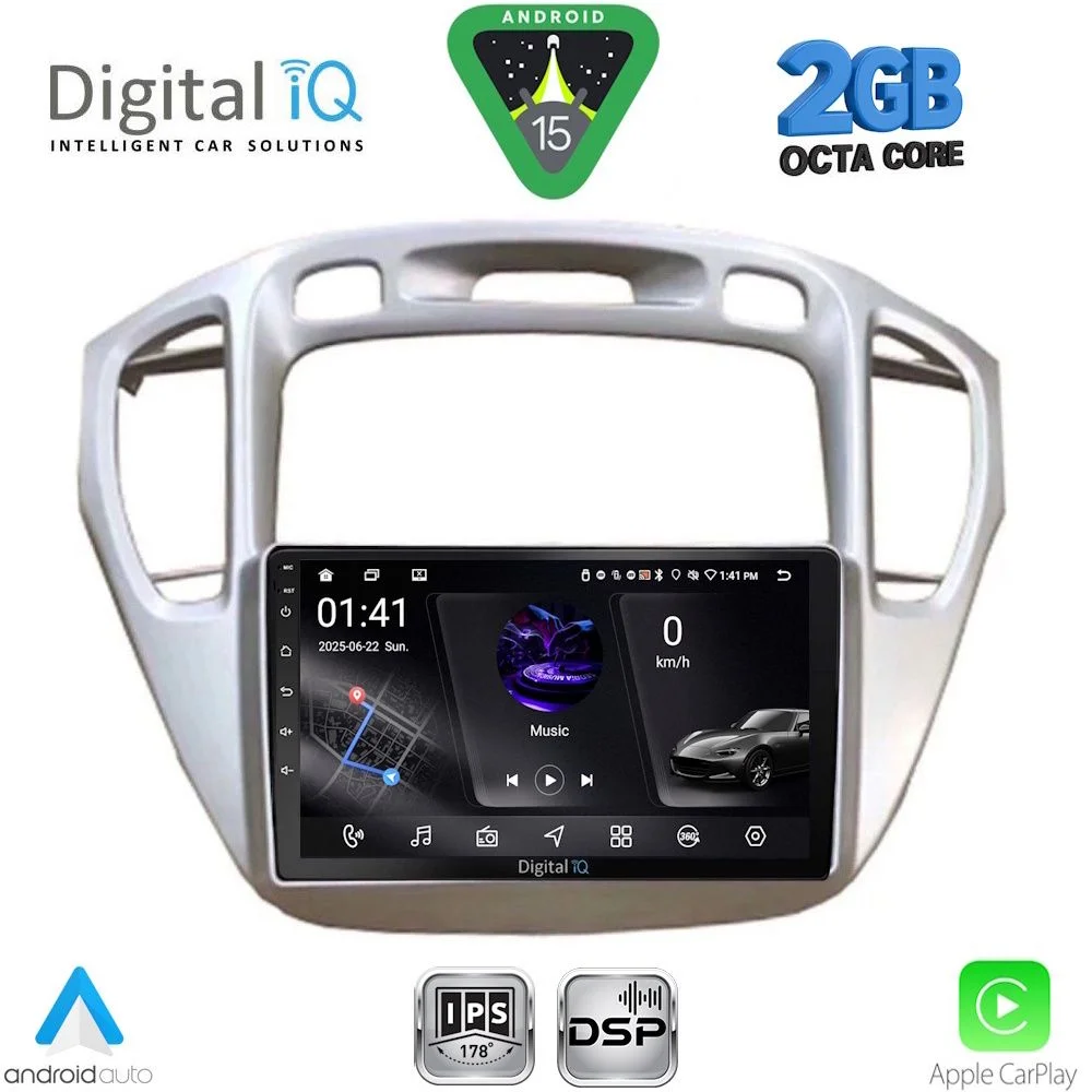 Φωτογραφία προϊόντος: DIGITAL IQ RSF 4718_CPA (9inc) MULTIMEDIA TABLET for TOYOTA HIGHLANDER mod. 2002-2009