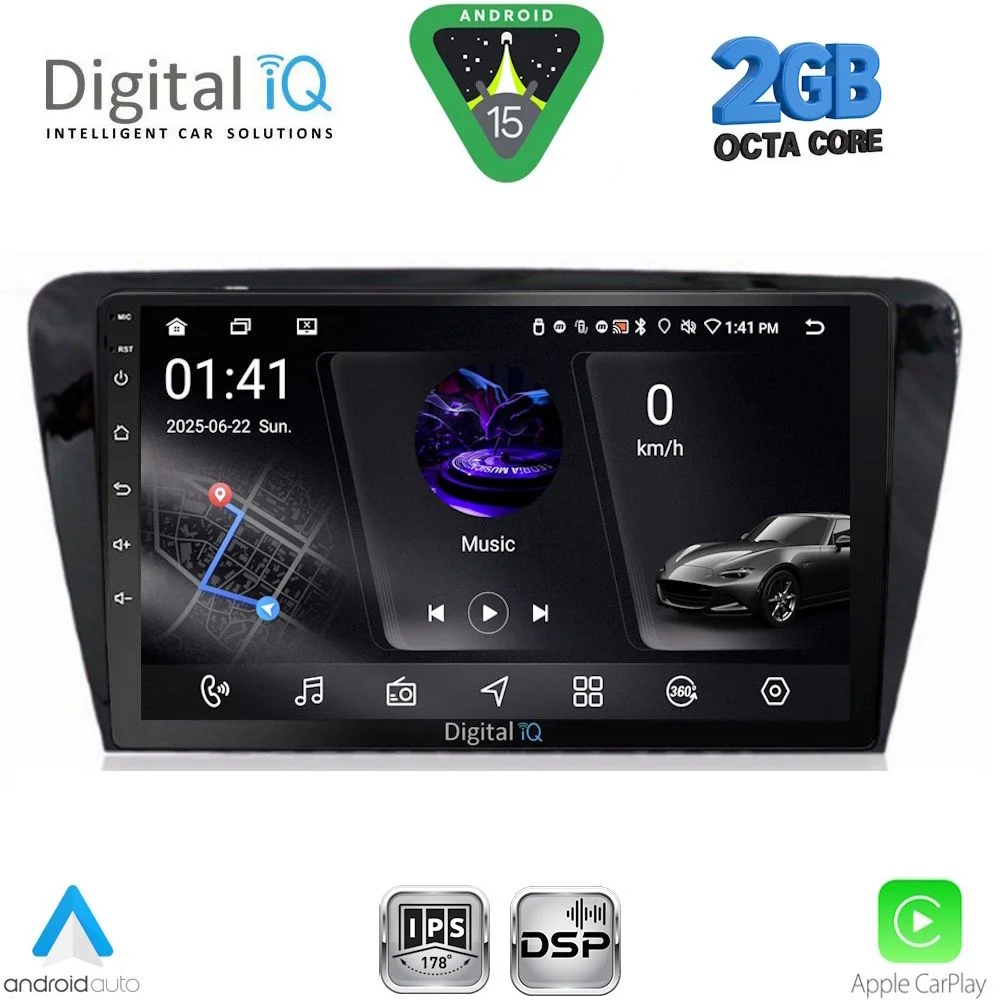 Φωτογραφία προϊόντος: DIGITAL IQ RSF 4597_CPA (10inc) MULTIMEDIA TABLET for SKODA OCTAVIA 7 mod. 2013-2021