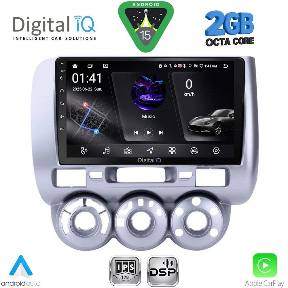 Φωτογραφία προϊόντος: DIGITAL IQ RSF 4210_CPA A/C (9inc) MULTIMEDIA TABLET for HONDA JAZZ mod. 2002-2008
