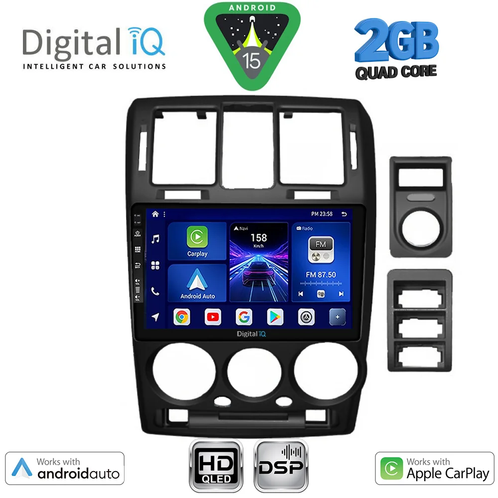 Φωτογραφία προϊόντος: DIGITAL IQ BXC 3222BL_CPAA (9inc) MULTIMEDIA TABLET for HYUNDAI GETZ mod. 2002-2011 (BLACK)