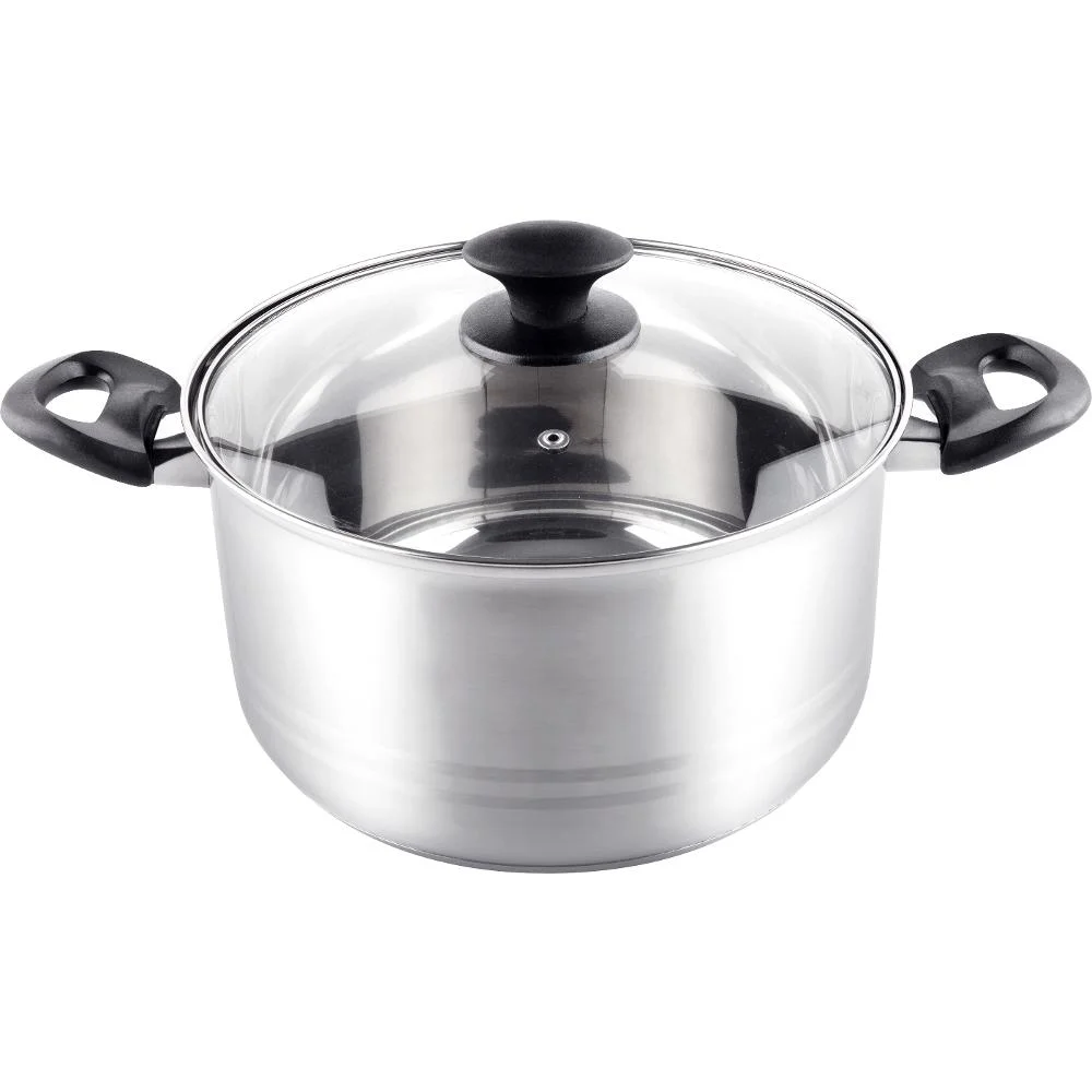 Φωτογραφία προϊόντος: Κατσαρόλα LEGER SS 24x13,5cm 6,1lt Stainless Steel Lamart LTB2413 Ασημί