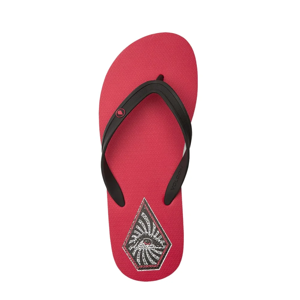Φωτογραφία προϊόντος: Σαγιονάρα Volcom Rocker 2 Ribbon Red