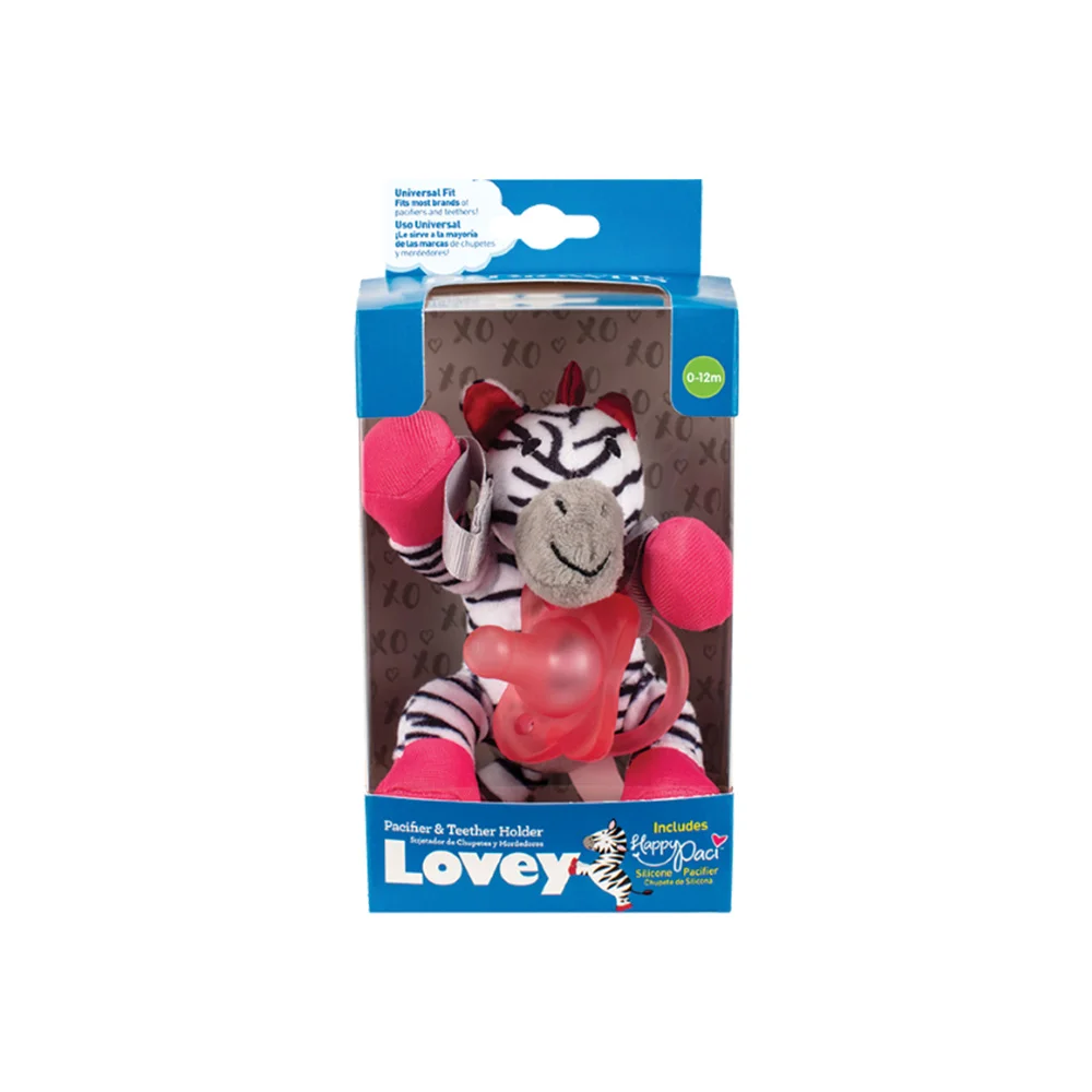 Φωτογραφία προϊόντος: DR. BROWN'S Lovey Zoey the Zebra - Pacifier & Teeth Holder - Ζωάκι αγκαλιάς με πιπίλα σιλικόνης 0-12m+