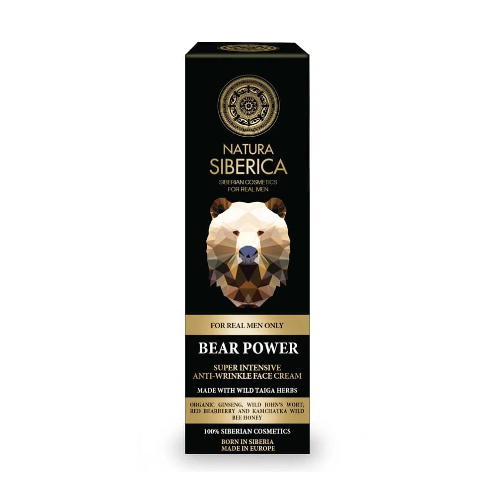 Φωτογραφία προϊόντος: NATURA SIBERICA MEN Bear Power Face Cream - Σούπερ Εντατική Αντιρυτιδική κρέμα Προσώπου (50ml)