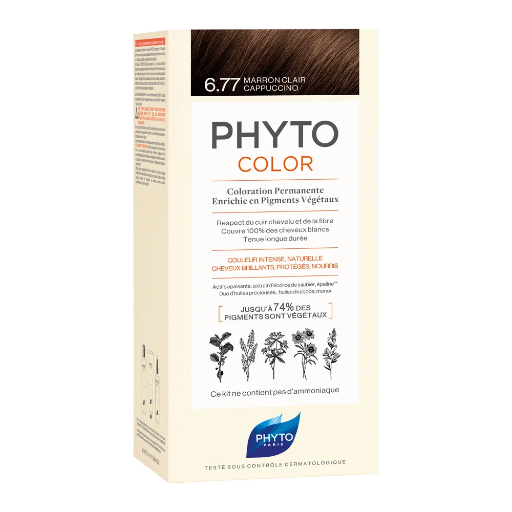Φωτογραφία προϊόντος: Phytocolor - 6.77 - Μαρόν Ανοιχτό Καπουτσίνο