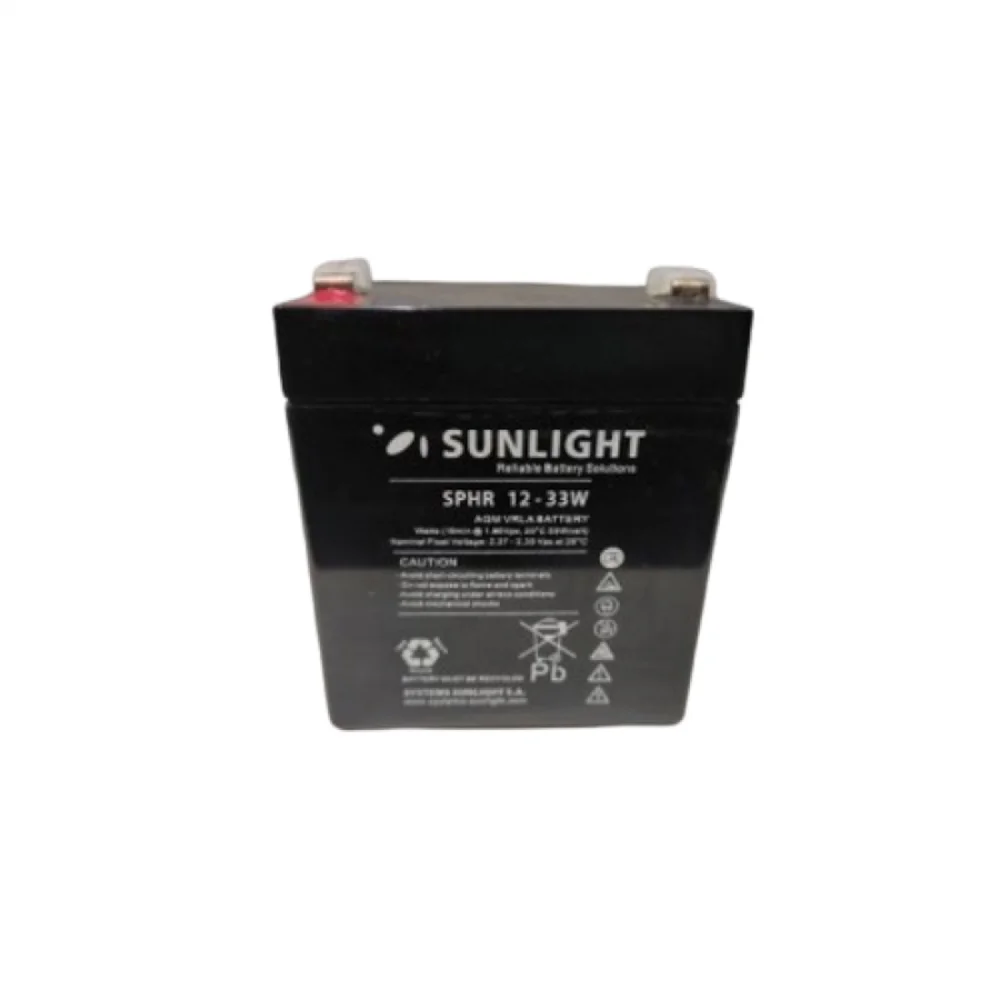 Φωτογραφία προϊόντος: Μπαταρία VRLA Sunlight SPHR12-33W 12V 5.6Ah