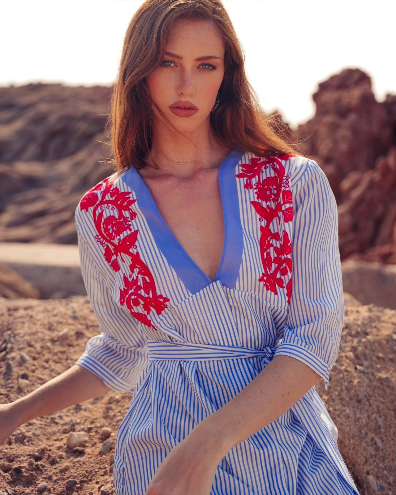Φωτογραφία προϊόντος: Lucille in Blue Long Dress Blue EIRIANNA THE BRAND