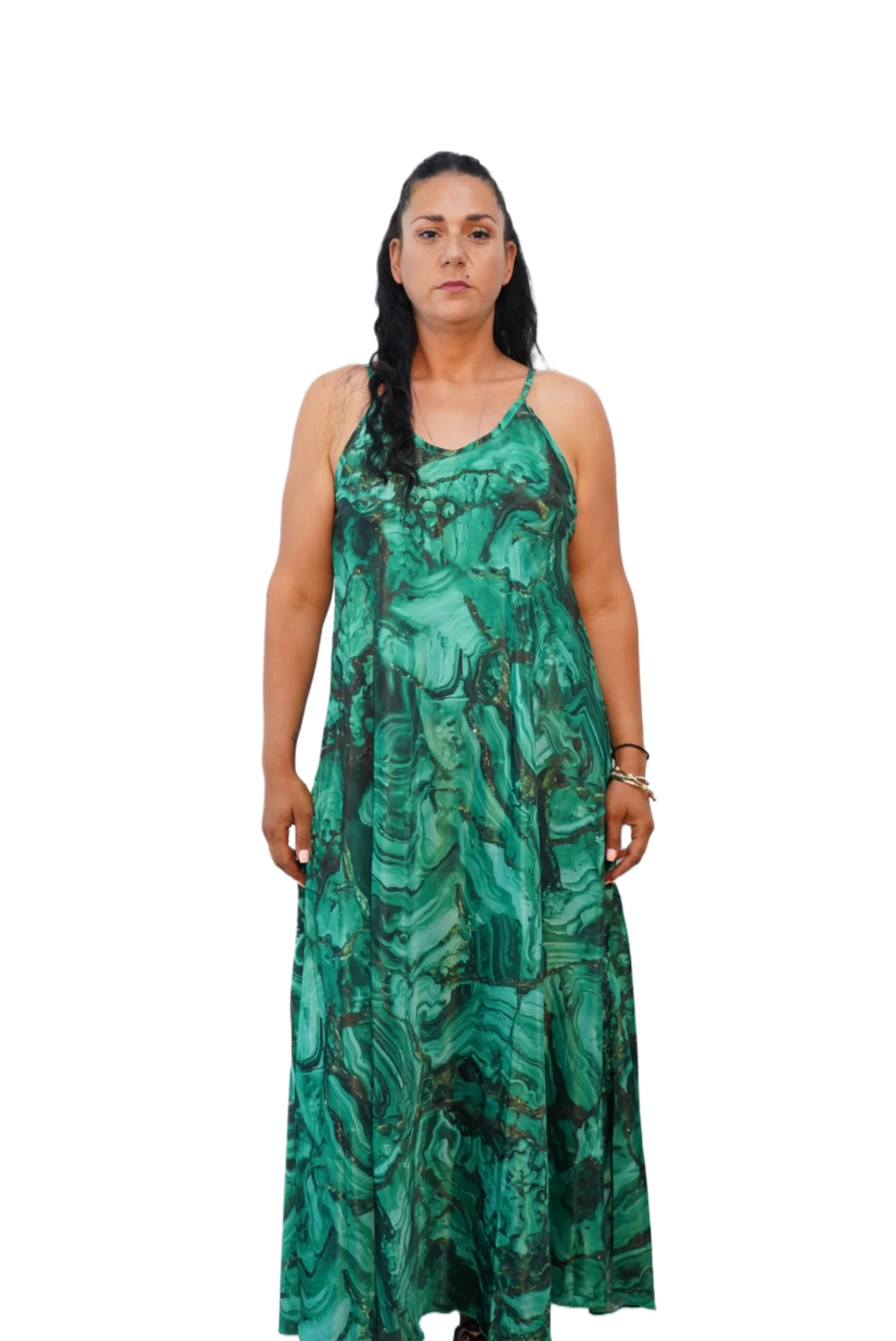 Φωτογραφία προϊόντος: ELUNA Marble Maxi Dress Green
