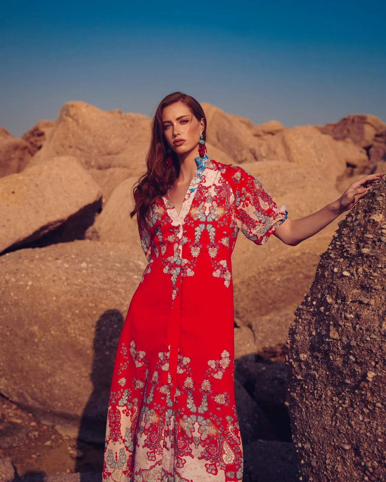 Φωτογραφία προϊόντος: Claire Long Dress RED EIRIANNA THE BRAND