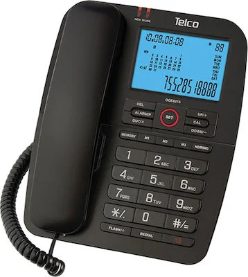 Φωτογραφία προϊόντος: Ενσύρματο Τηλέφωνο Telco GCE-6215 Μαύρο