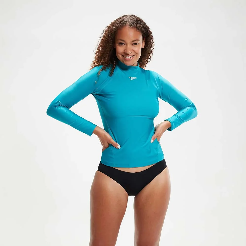 Φωτογραφία προϊόντος: Speedo Women's Long Sleeve Rash UV Protection Top Γαλάζιο 81319015422 (Speedo)