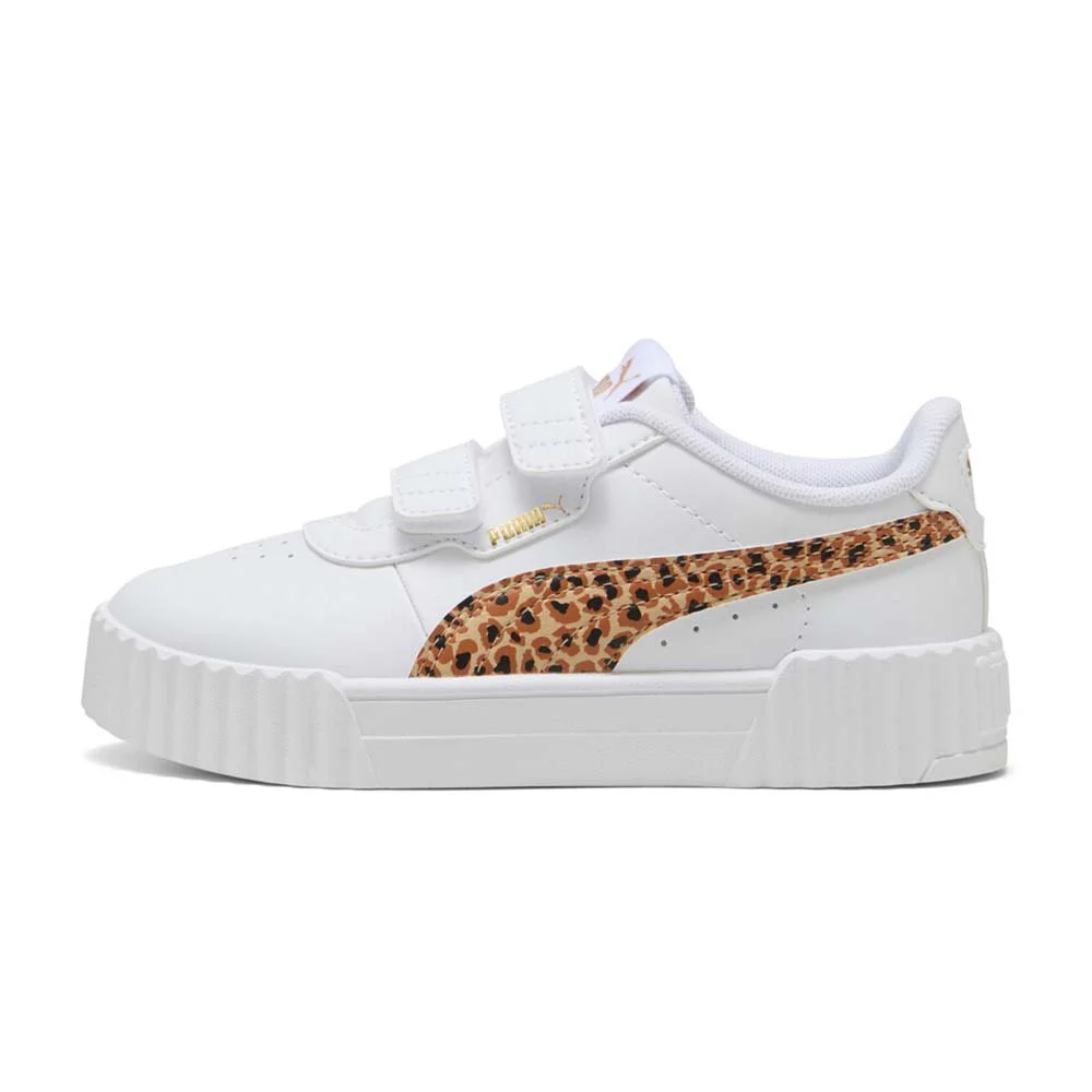 Φωτογραφία προϊόντος: Puma Girl's Carina 3.0 Animal Print V (PS) Λευκό 402272-02 (Puma)