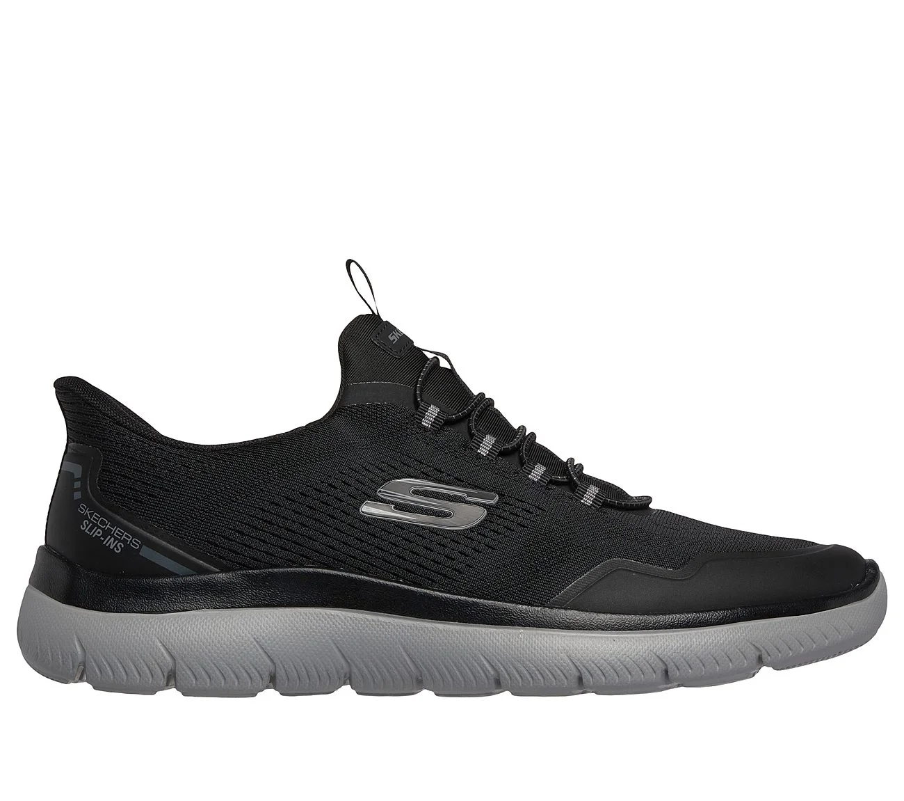 Φωτογραφία προϊόντος: Skechers Ανδρικά Summits Slip-In (Ελαστικό Κορδόνι) 233045/BKCC Μαύρο