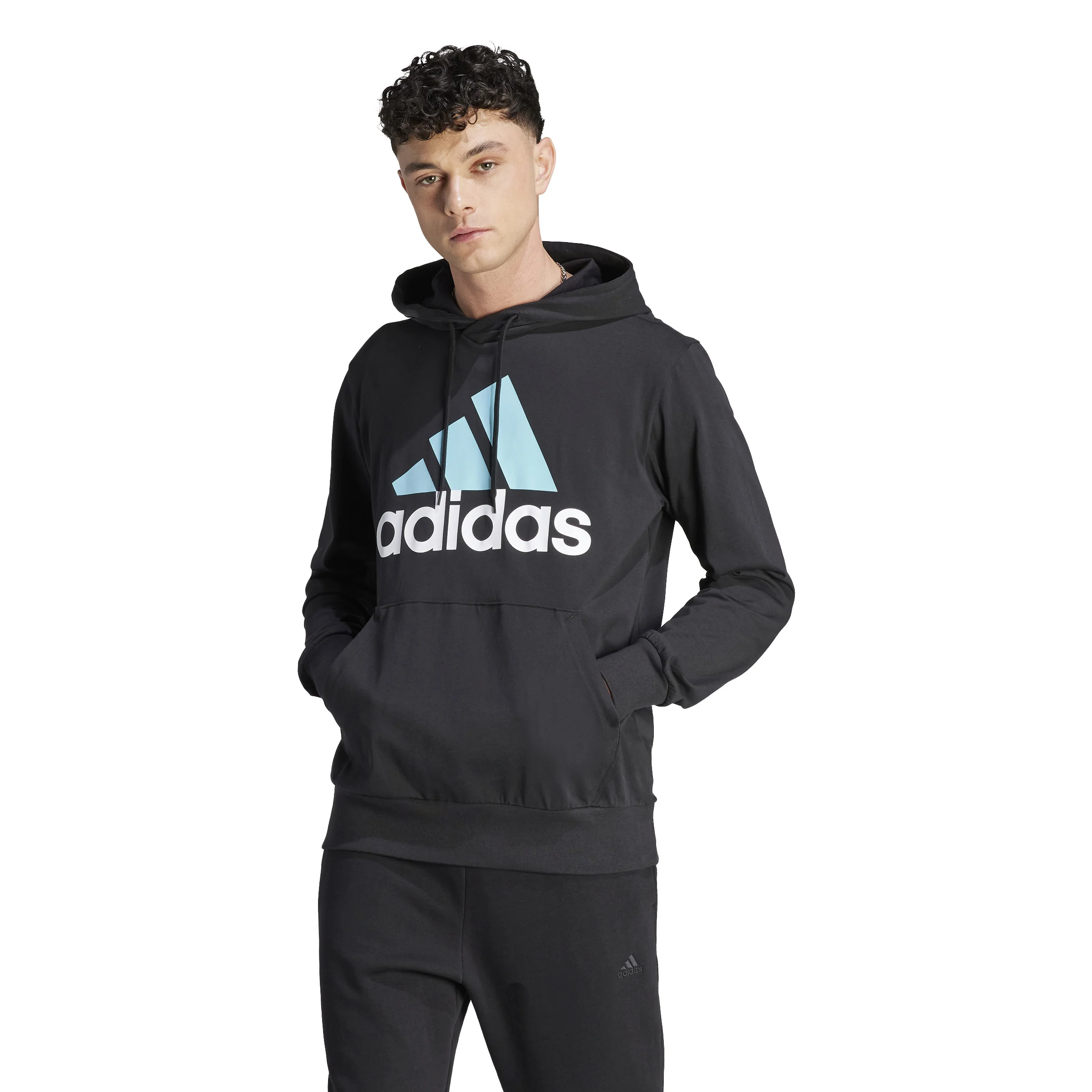 Φωτογραφία προϊόντος: Adidas Ανδρική Μπλούζα Logo Hoodie IJ8574 Μαύρη