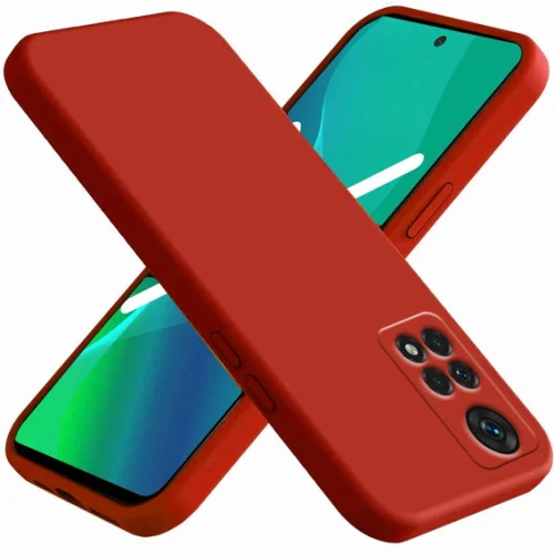 Φωτογραφία προϊόντος: iNOS Θήκη Σιλικόνης - Xiaomi Redmi Note 11 Pro 4G/ 5G - Red (5205598156948)