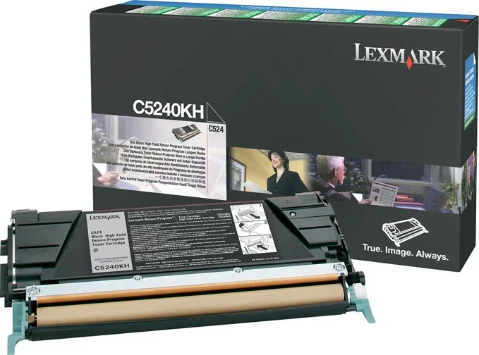 Φωτογραφία προϊόντος: Toner Laser Lexmark C5240KH Black High Yield 8K Pgs - C5240KH