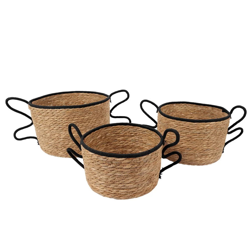 Φωτογραφία προϊόντος: Liberta AELIA ΚΑΛΑΘΙ SET 3ΤΜΧ 35x35x23cm SEAGRASS ΦΥΣΙΚΟ ΜΑΥΡΟ - SEAGRASS - 35Μx35Πx23Υ