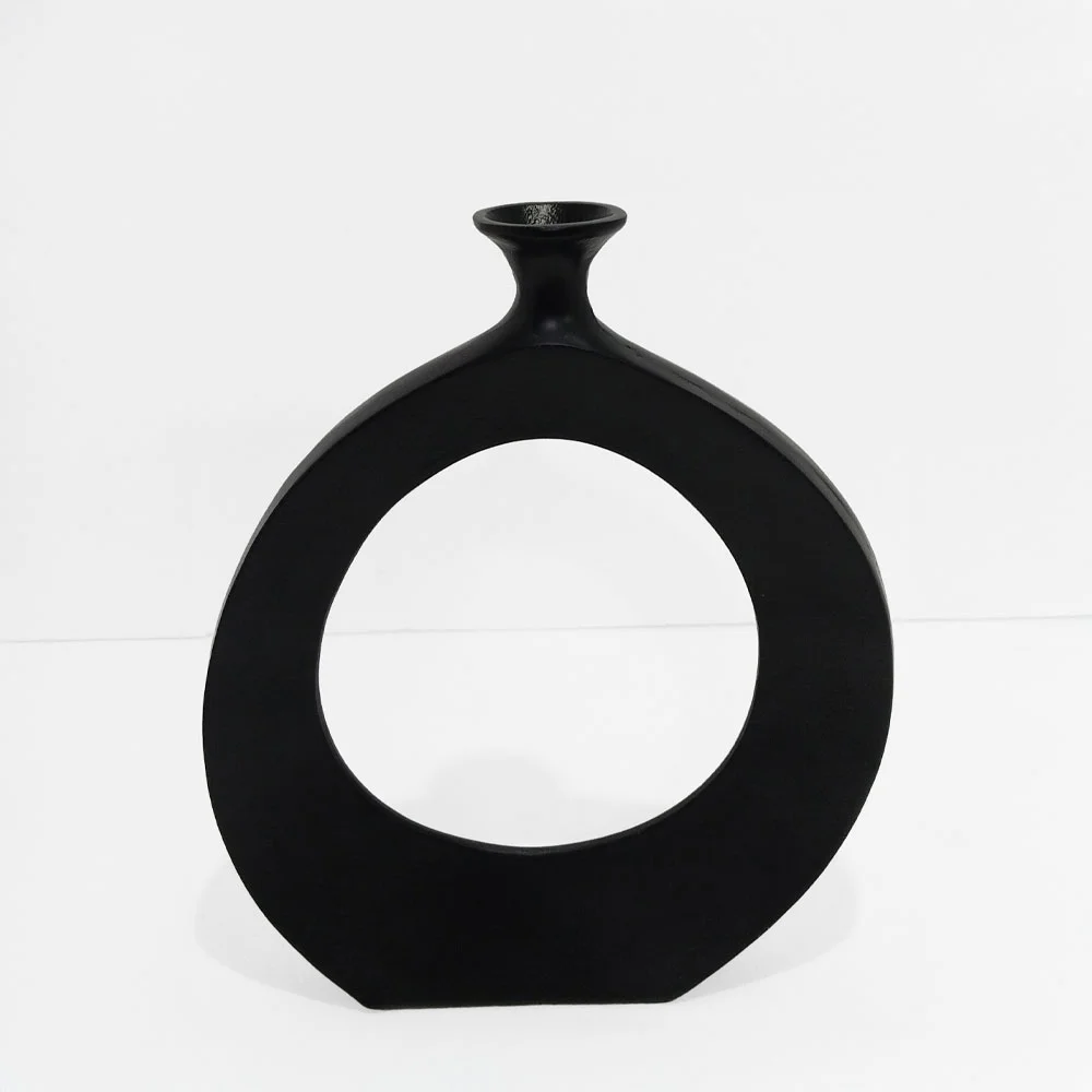 Φωτογραφία προϊόντος: Liberta ABSTRACT CIRCLE ΒΑΖΟ 37x5x45cm ΑΛΟΥΜΙΝΙΟ ΜΑΥΡΟ - ΑΛΟΥΜΙΝΙΟ - 37Μx5Πx45Υ