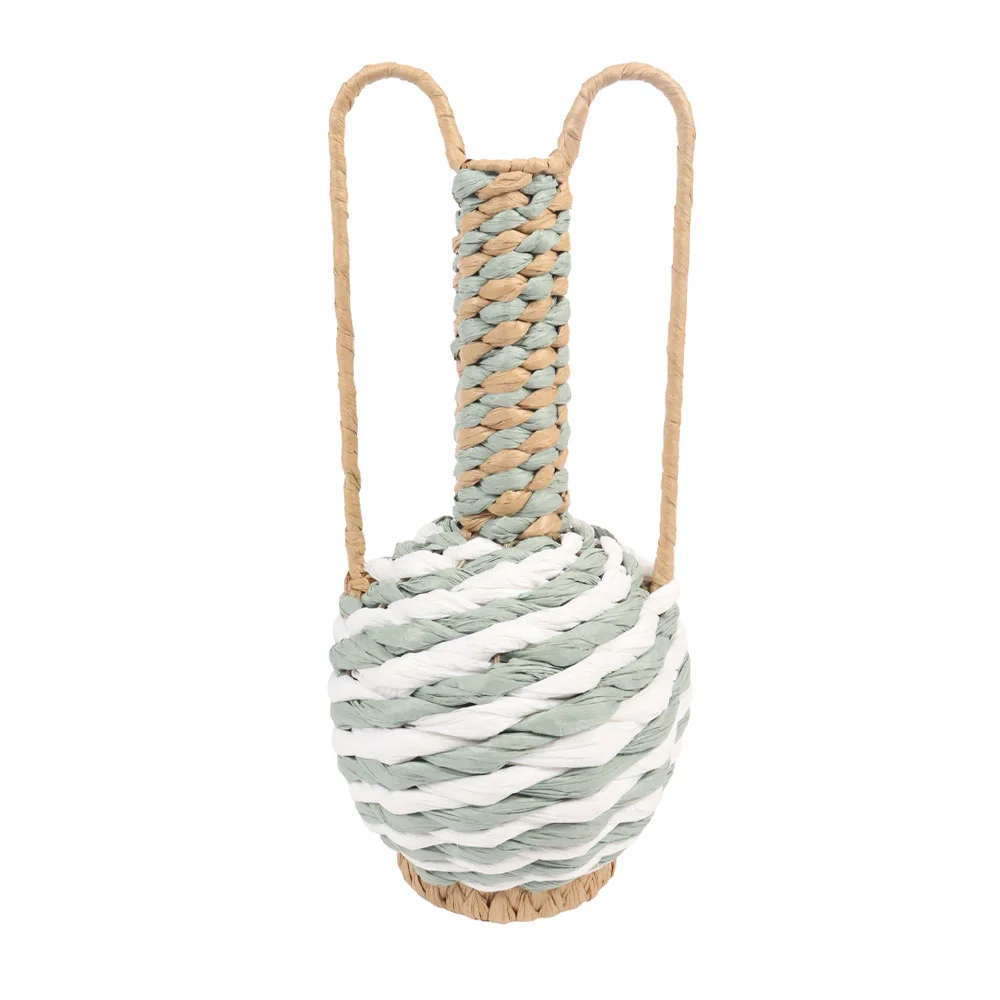 Φωτογραφία προϊόντος: Liberta KEA ΒΑΖΟ 21x21x46cm PAPER ROPE ΦΥΣΙΚΟ ΛΕΥΚΟ ΜΕΝΤΑ - PAPER ROPE - 21Μx21Πx46Υ