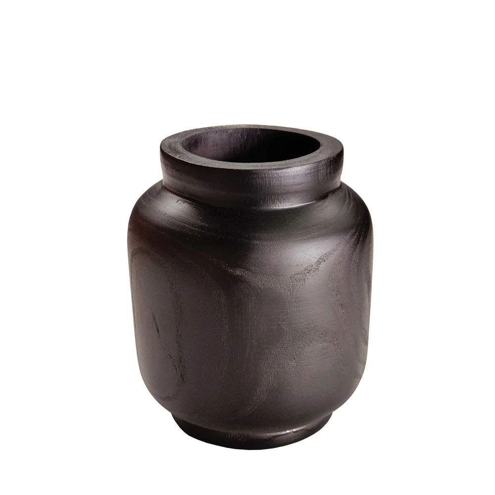 Φωτογραφία προϊόντος: Liberta NUBIA ΒΑΖΟ 19x19x22cm ΞΥΛΟ ΜΑΥΡΟ - ΞΥΛΟ - 19Μx19Πx22Υ