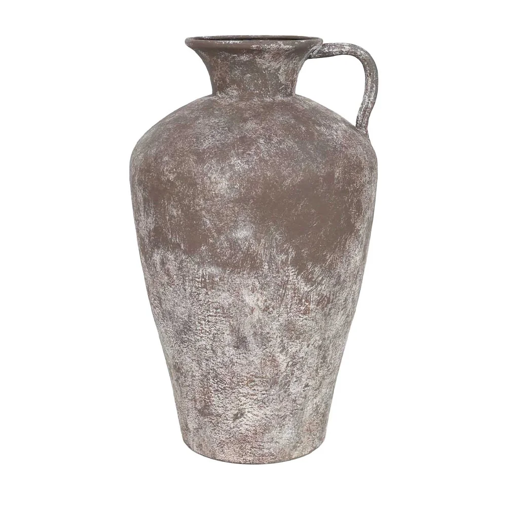 Φωτογραφία προϊόντος: Liberta DIROS ΒΑΖΟ 25x25x42cm ΜΕΤΑΛΛΟ ΚΑΦΕ ΛΕΥΚΟ - ΜΕΤΑΛΛΟ - 25Μx25Πx42Υ