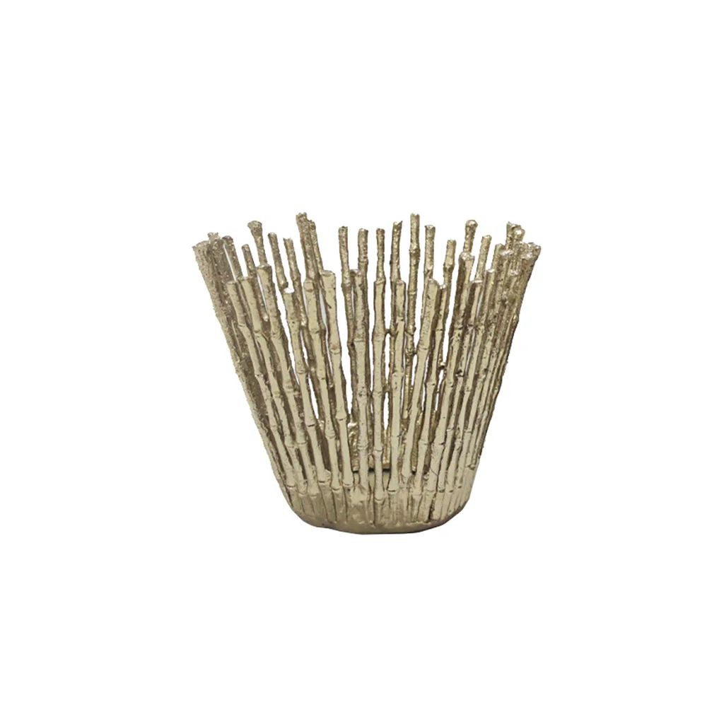 Φωτογραφία προϊόντος: Liberta REED 23,5 ΒΑΖΟ 28x28x24cm ΑΛΟΥΜΙΝΙΟ ΧΡΥΣΟ ANTIQUE - ΑΛΟΥΜΙΝΙΟ - 28Μx28Πx24Υ