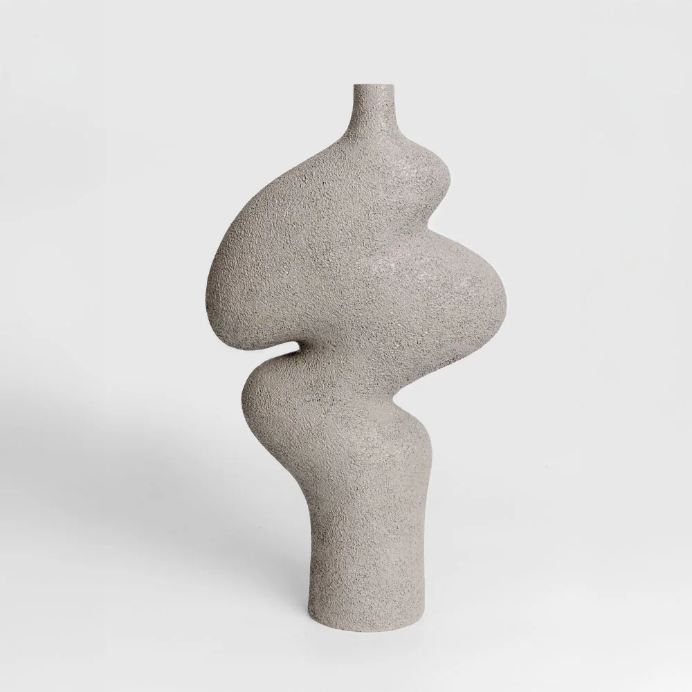 Φωτογραφία προϊόντος: Liberta LUBANG ΒΑΖΟ 13x13x30cm POLYRESIN ΓΚΡΙ - POLYRESIN - 13Μx13Πx30Υ