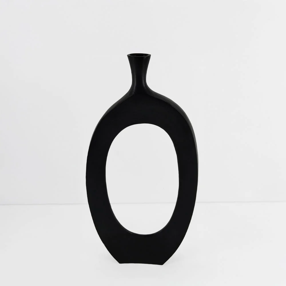 Φωτογραφία προϊόντος: Liberta ABSTRACT ΒΑΖΟ 28x5x61cm ΑΛΟΥΜΙΝΙΟ ΜΑΥΡΟ - ΑΛΟΥΜΙΝΙΟ - 28Μx5Πx61Υ