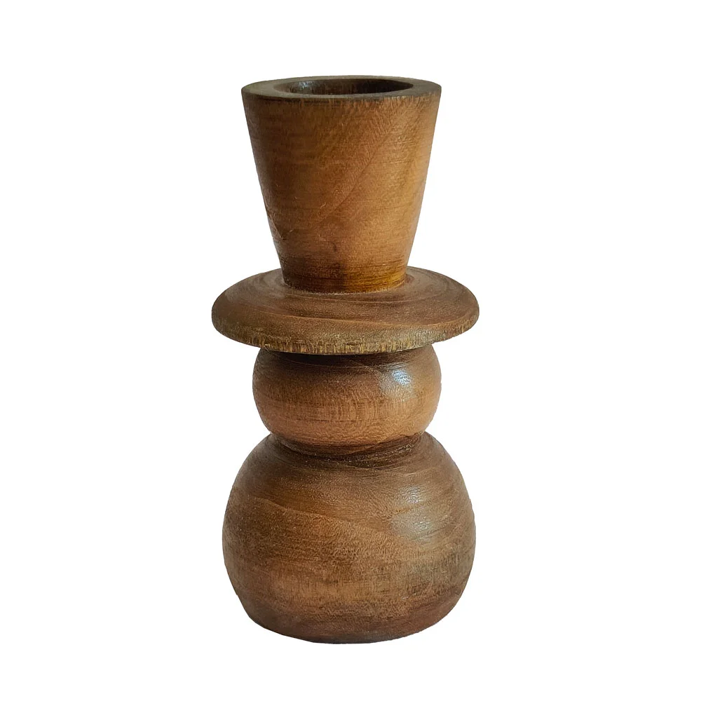 Φωτογραφία προϊόντος: Liberta CEDAR ΒΑΖΟ 13x13x27cm ΞΥΛΟ ΚΑΦΕ - ΞΥΛΟ - 13Μx13Πx27Υ