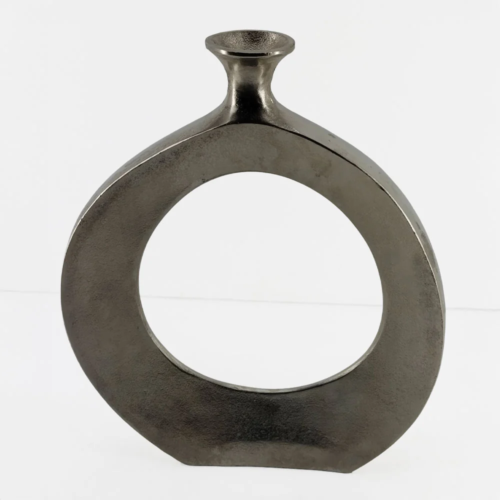 Φωτογραφία προϊόντος: Liberta ABSTRACT CIRCLE ΒΑΖΟ 37x5x45cm ΑΛΟΥΜΙΝΙΟ SILVER NICKEL - ΑΛΟΥΜΙΝΙΟ - 37Μx5Πx45Υ