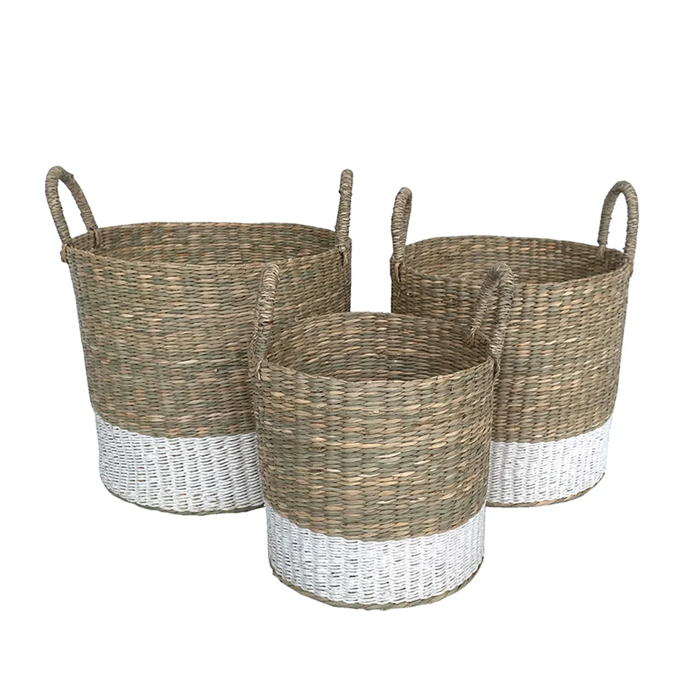 Φωτογραφία προϊόντος: Liberta SIFNOS ΚΑΛΑΘΙ SET 3ΤΜΧ 33x33x39cm SEAGRASS ΦΥΣΙΚΟ ΛΕΥΚΟ - SEAGRASS - 33Μx33Πx39Υ