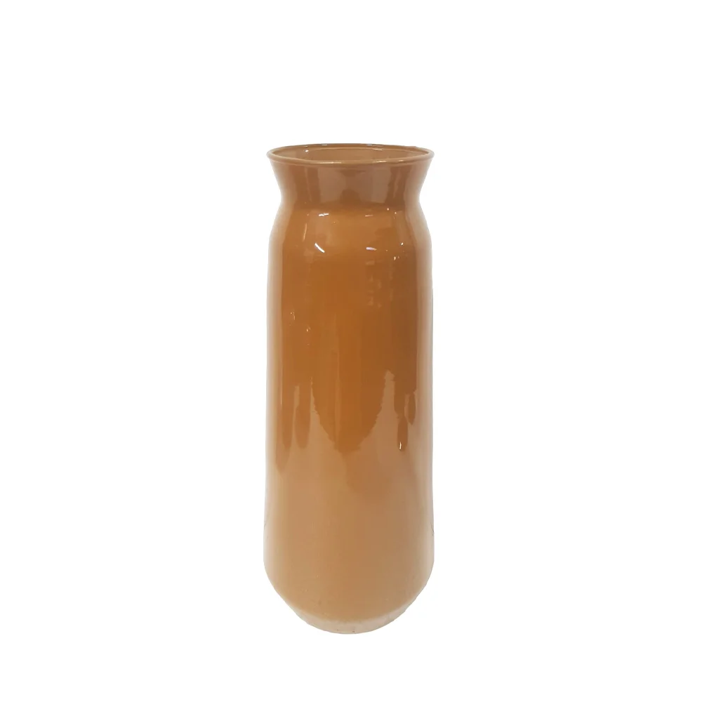 Φωτογραφία προϊόντος: Liberta MARONA ΒΑΖΟ 10x10x26cm ΓΥΑΛΙ CARAMEL - ΓΥΑΛΙ - 10Μx10Πx26Υ