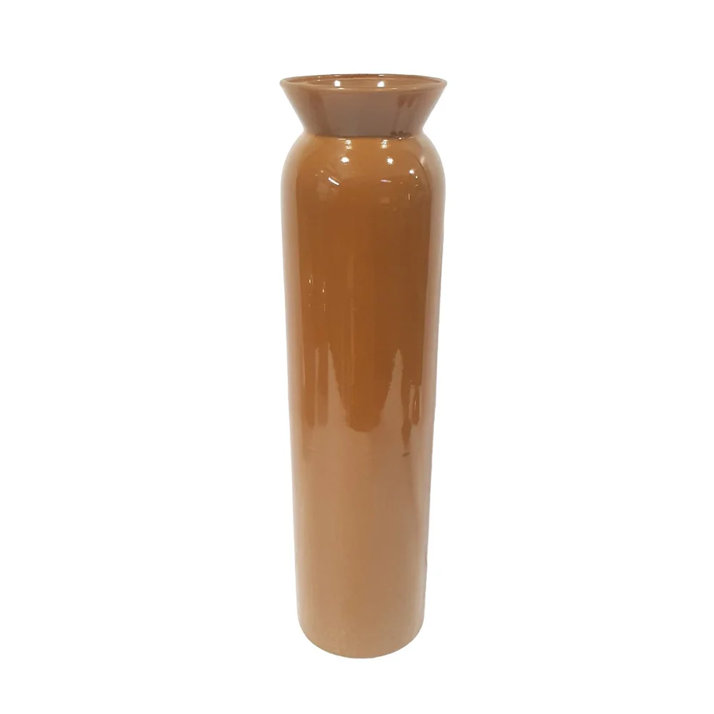 Φωτογραφία προϊόντος: Liberta MARONA ΒΑΖΟ 8x8x31cm ΓΥΑΛΙ CARAMEL - ΓΥΑΛΙ - 8Μx8Πx31Υ