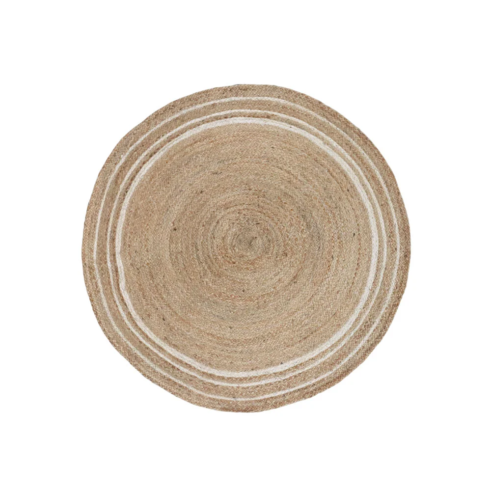 Φωτογραφία προϊόντος: Liberta CERCLE A ΧΑΛΙ 120x120cm ΓΙΟΥΤΑ ΜΠΕΖ ΚΑΦΕ ΛΕΥΚΟ - ΓΙΟΥΤΑ - 120Μx120Π