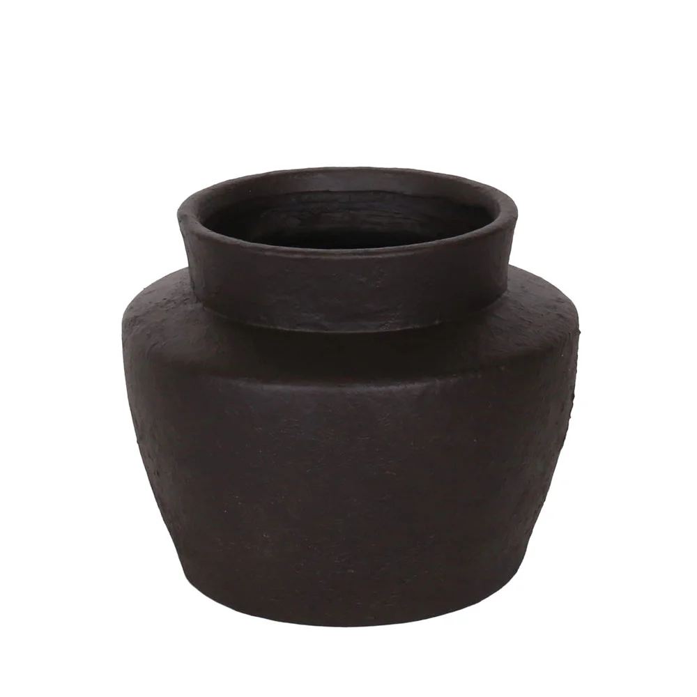 Φωτογραφία προϊόντος: Liberta ARDINE ΒΑΖΟ 40x40x33cm MgO ΜΑΥΡΟ - MgO - 40Μx40Πx33Υ