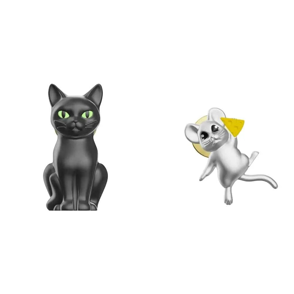 Φωτογραφία προϊόντος: METALMORPHOSE MTMP113BX ΚΑΡΦΙΤΣΑ FASHION PIN SET OF 2 PINS– CAT & MOUSE