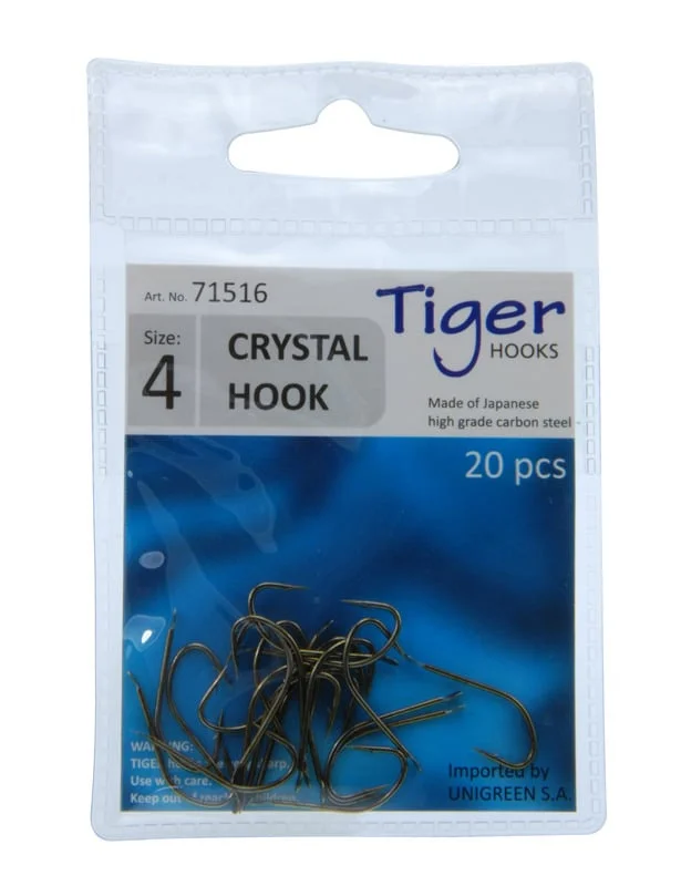Φωτογραφία προϊόντος: Unigreen Αγκίστρι CRYSTAL HOOK BRONZED No. 8 20Τμχ