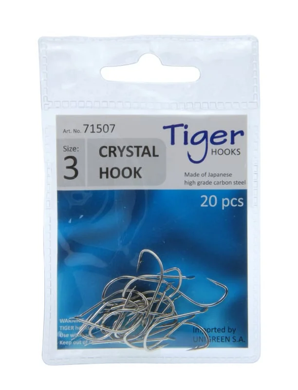 Φωτογραφία προϊόντος: Unigreen Αγκίστρι CRYSTAL HOOK NICKELED No. 8 20Τμχ