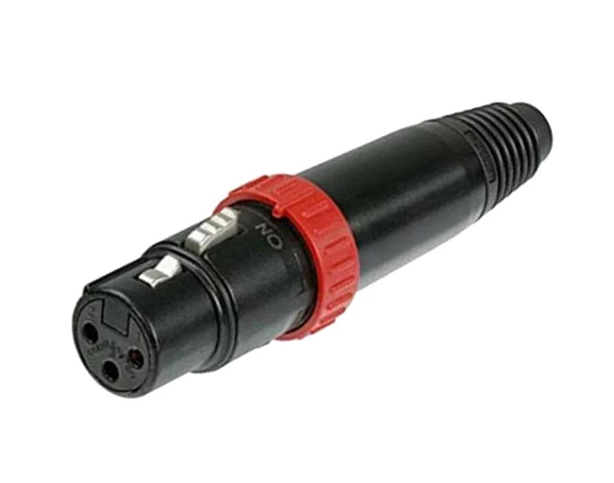 Φωτογραφία προϊόντος: Neutrik NC-3FXS-B - Βύσμα XLR 3-Pin θηλυκό προέκτασης με διακόπτη on/off σε χρώμα Black